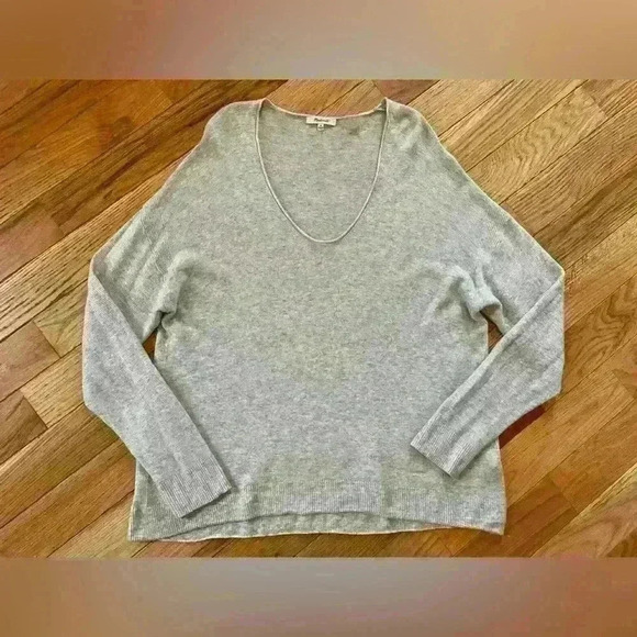 Madewell Sweaters - Madewell Kimball Pullover Knit Sweater Wool Alpaca Blend Women’s Size 2XL Gray